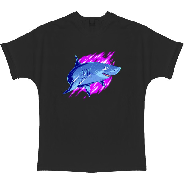 T-shirt Oversize - Shark Neon - Mfest