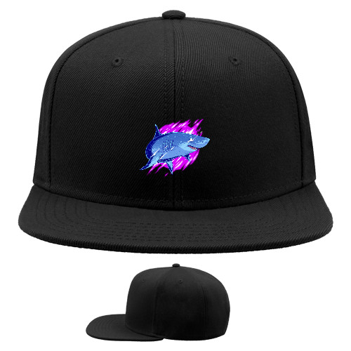 Snapback Baseball Cap - Shark Neon - Mfest