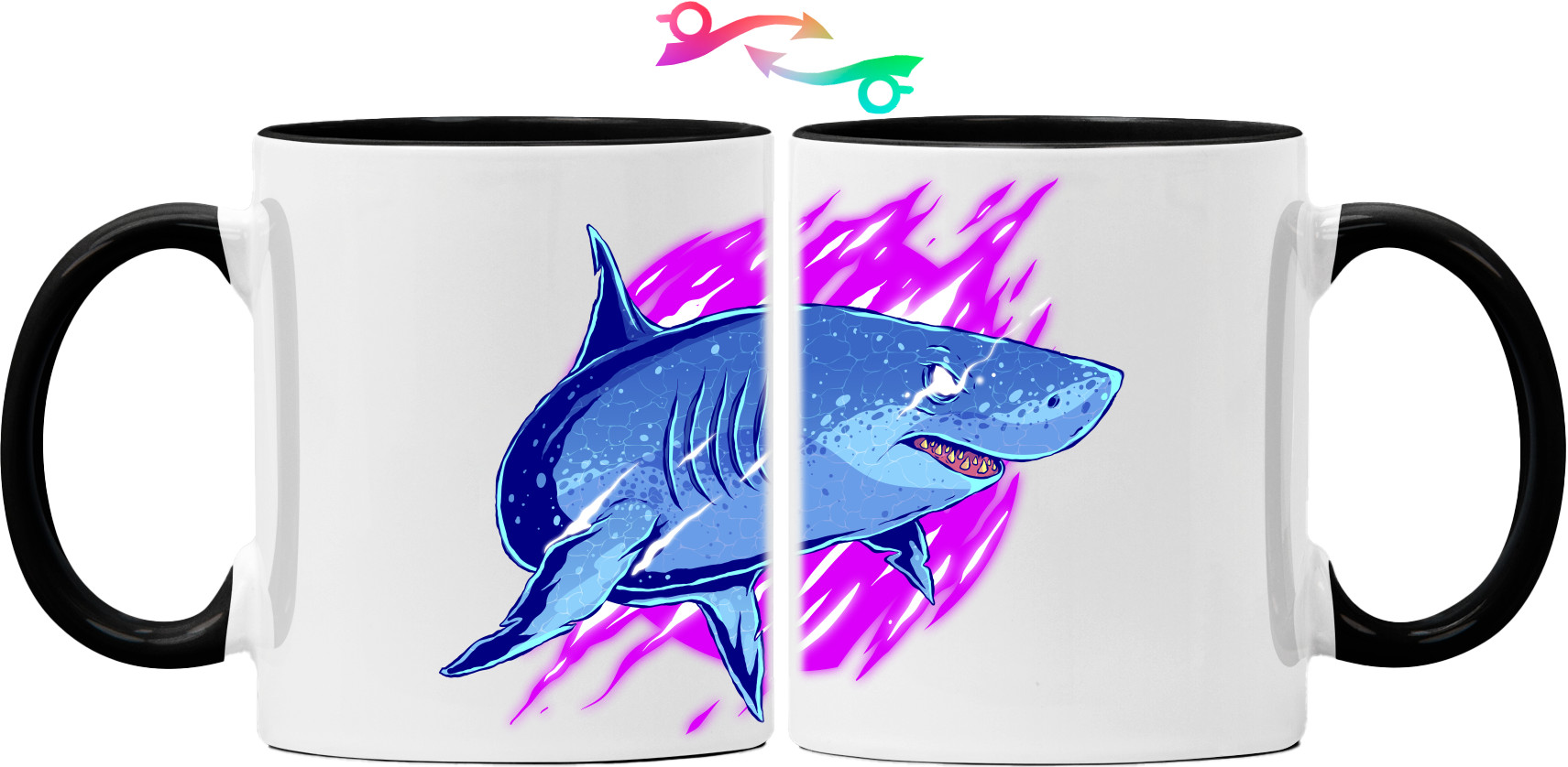 Mug - Shark Neon - Mfest