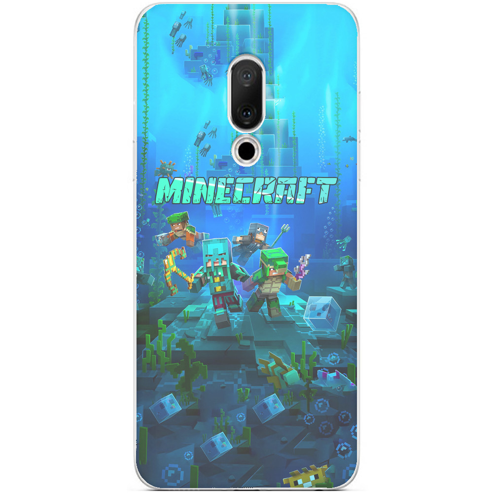 Чехол Meizu - Minecraft at the bottom of the ocean - Mfest