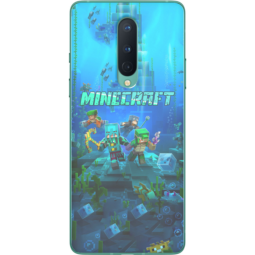 Minecraft at the bottom of the ocean