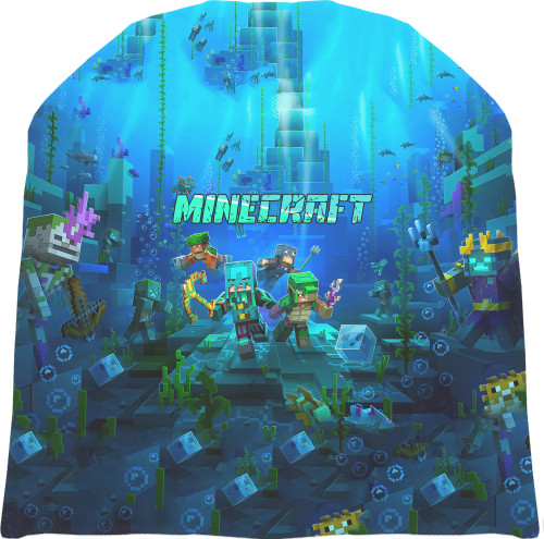 Minecraft at the bottom of the ocean