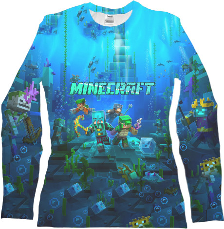 Minecraft at the bottom of the ocean