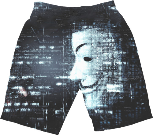 Men's Shorts 3D - Anonymous - Mfest