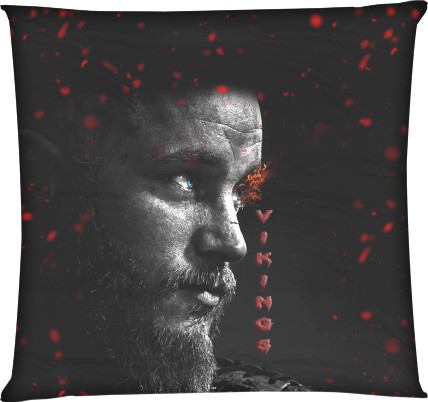 Square Throw Pillow - Vikings - Mfest