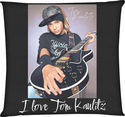 Подушка квадратна - I love Tom Kaulitz - Mfest