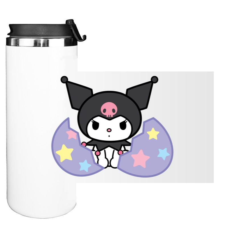 Water Bottle on Tumbler - Kuromi Hello Kitty - Mfest