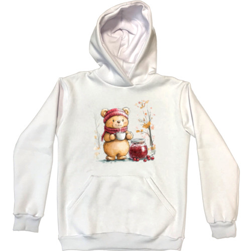 Unisex Hoodie -  Teddy bear with jam - Mfest