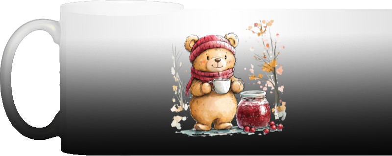  Teddy bear with jam