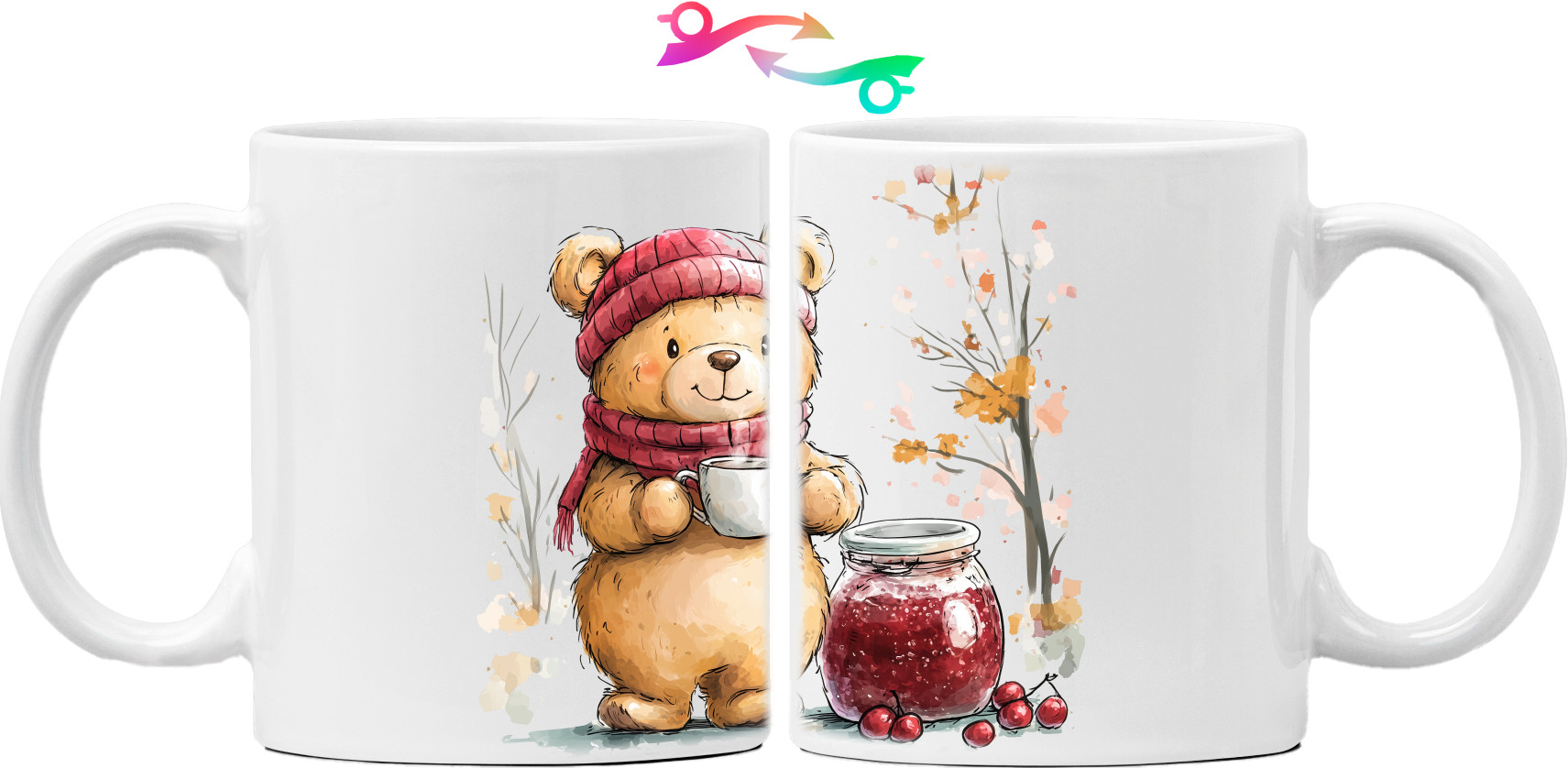  Teddy bear with jam