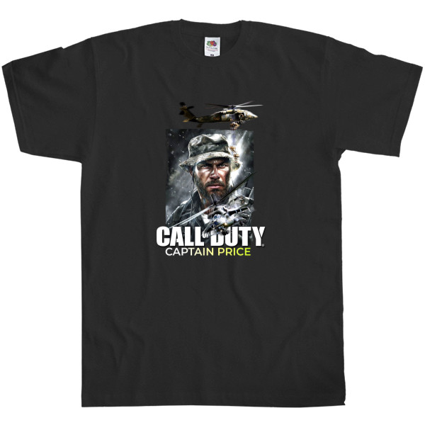 Men's T-Shirt Fruit of the loom - Call of Duty Captain Price - Mfest