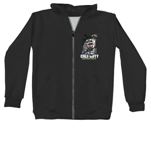 Kids' Zip-through Hoodie - Call of Duty Captain Price - Mfest