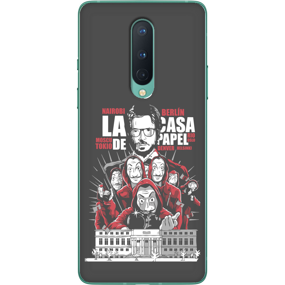 Чехол OnePlus - La Casa de Pape 5 - Mfest