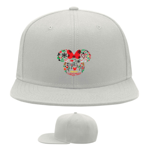 Snapback Baseball Cap - Minnie  Christmas - Mfest