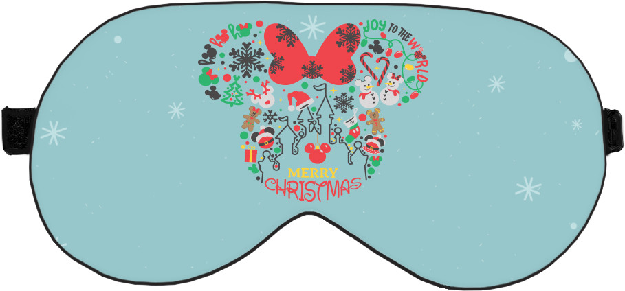 Sleep Mask 3D - Minnie  Christmas - Mfest