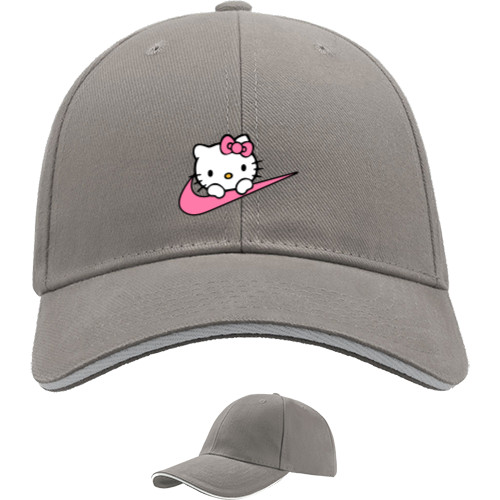 Sandwich Baseball Cap - Hello Kitty Nike Logo - Mfest