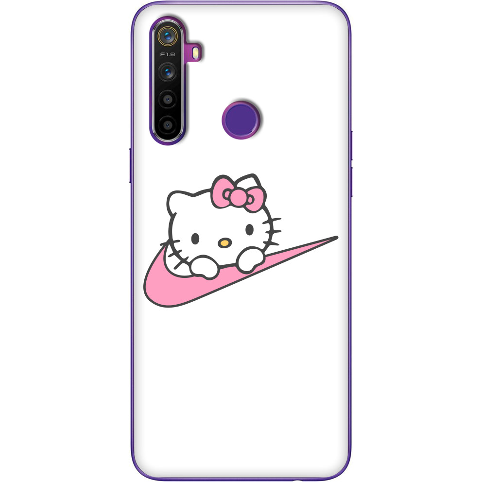 Чехол Realme - Hello Kitty Nike Logo - Mfest