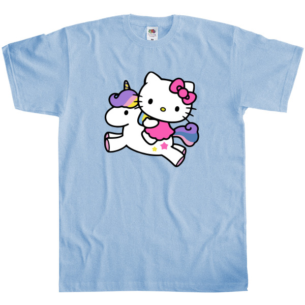 Men's T-Shirt Fruit of the loom - Hello kitty unicorn - Mfest