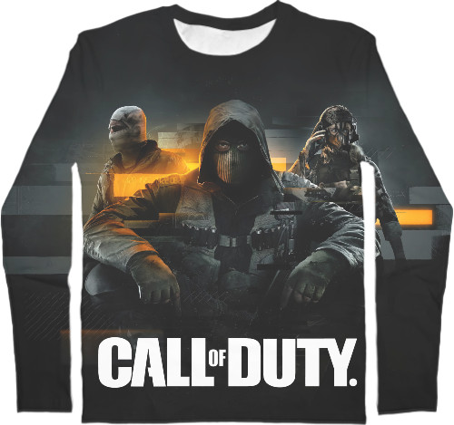 Men's Longsleeve Shirt 3D - Call of Duty: Black Ops  - Mfest