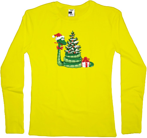 Women's Longsleeve Shirt - Snake with gifts - Mfest