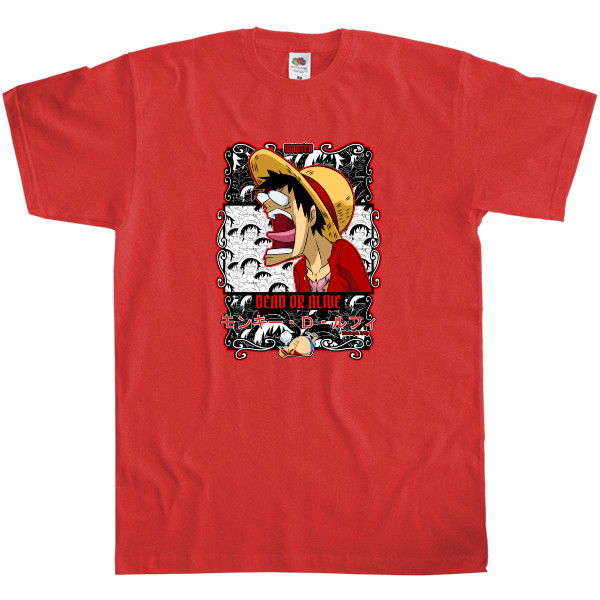 Men's T-Shirt Fruit of the loom - Luffy one Piece - Mfest