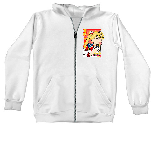 Unisex Zip-through Hoodie - Funny Sailor Moon - Mfest