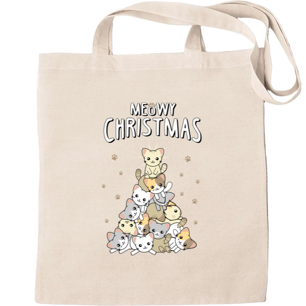 Tote Bag - Christmas meowy - Mfest