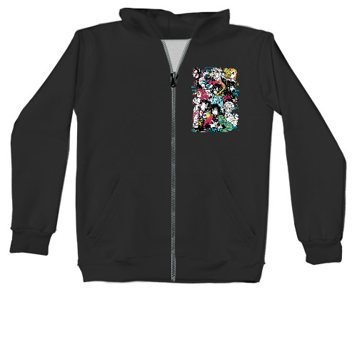 Unisex Zip-through Hoodie - Demon Slayer Blade 25 - Mfest