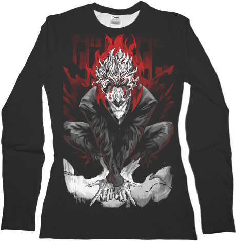 Women's Longsleeve Shirt 3D -  Dandadan 3 - Mfest