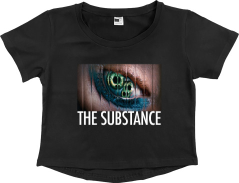 Women's Cropped Premium T-Shirt - The Substance - Mfest