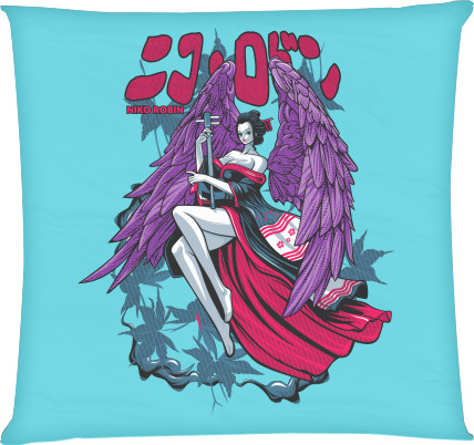 Square Throw Pillow - Robin Nico - Mfest