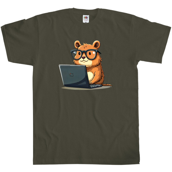 Capybara Programmer click-clack