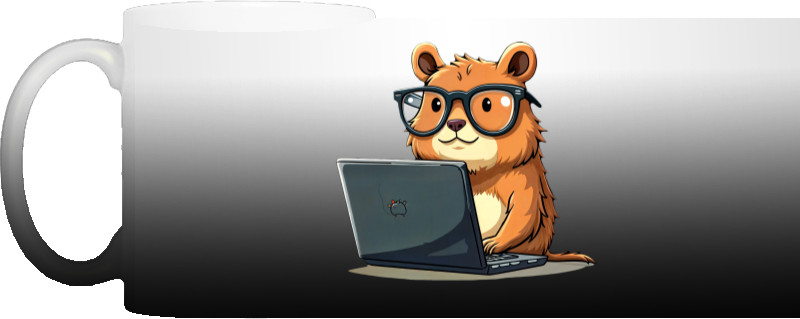 Capybara Programmer click-clack