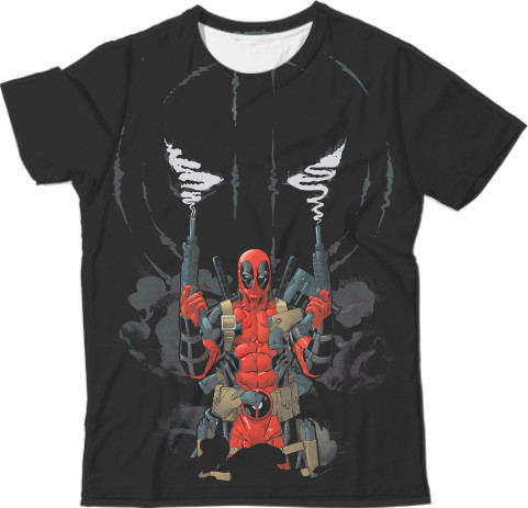 Man's T-shirt 3D -  Deadpool 16 - Mfest