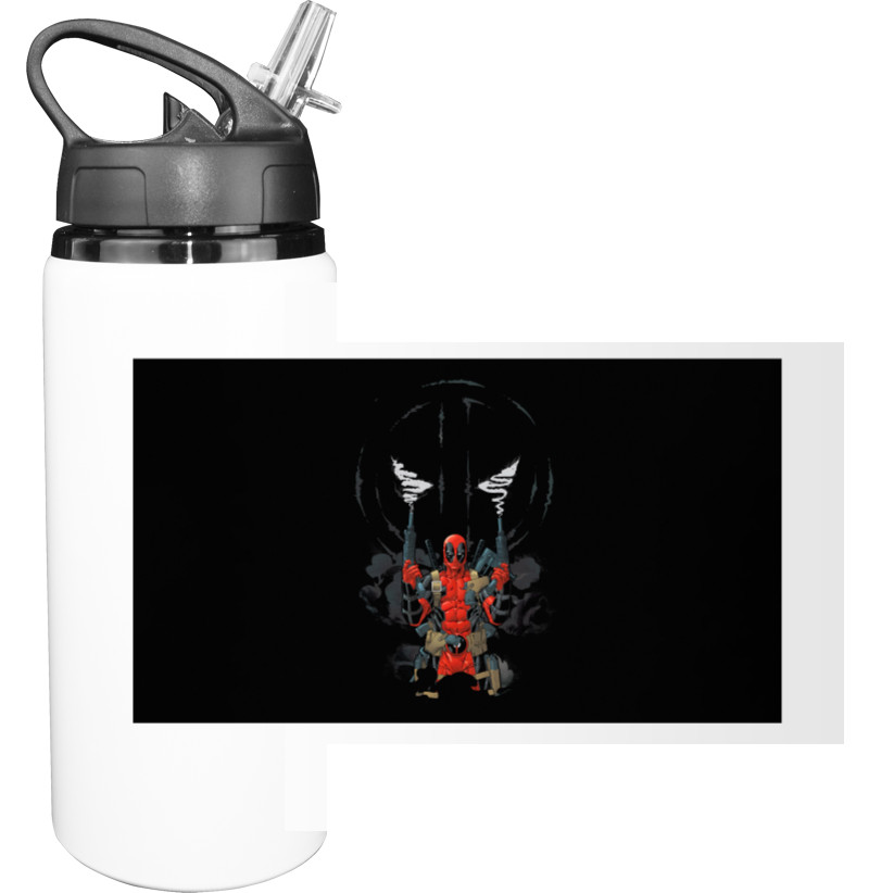 Sport Water Bottle -  Deadpool 16 - Mfest