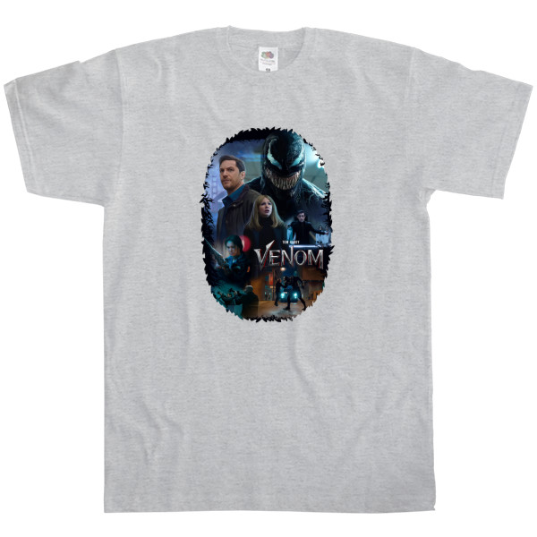 Men's T-Shirt Fruit of the loom -  Tom Hardy Venom - Mfest