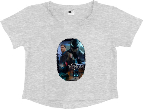 Women's Cropped Premium T-Shirt -  Tom Hardy Venom - Mfest