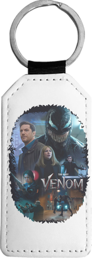 Rectangular Keychain -  Tom Hardy Venom - Mfest