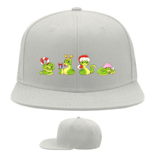 Snapback Baseball Cap - New Year's snakes - Mfest