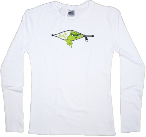 Women's Longsleeve Shirt - Grinch in your pocket - Mfest