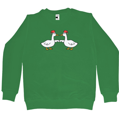 Women's Premium Sweatshirt - New Year's geese - Mfest