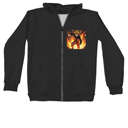 Kids' Zip-through Hoodie - Anime Naruto - Mfest