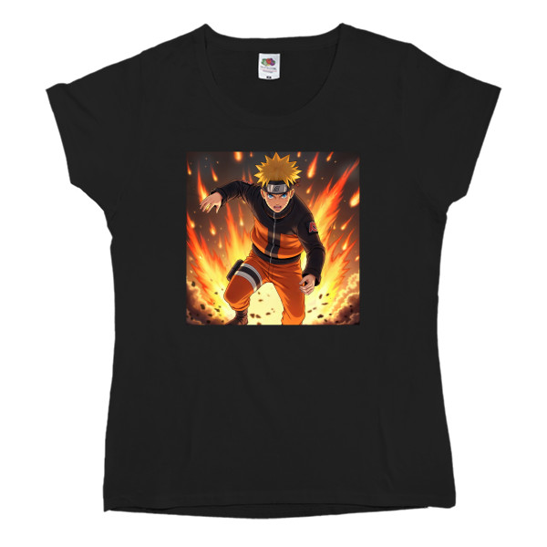 Women's T-shirt Fruit of the loom - Anime Naruto - Mfest