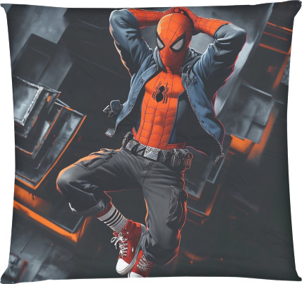 Square Throw Pillow - Spider Man 15 - Mfest