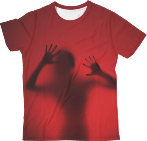 Man's T-shirt 3D - Red Scream - Mfest