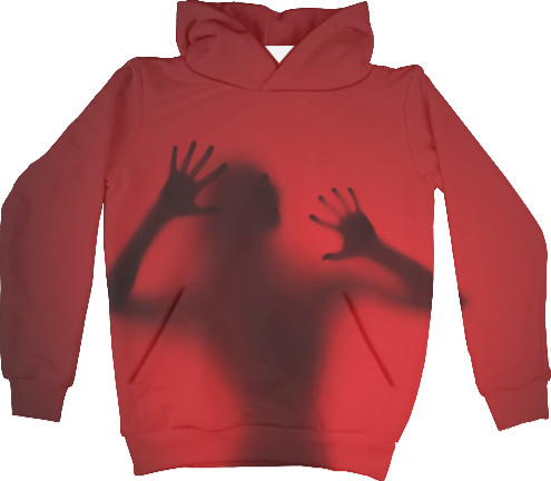 Unisex Hoodie 3D - Red Scream - Mfest