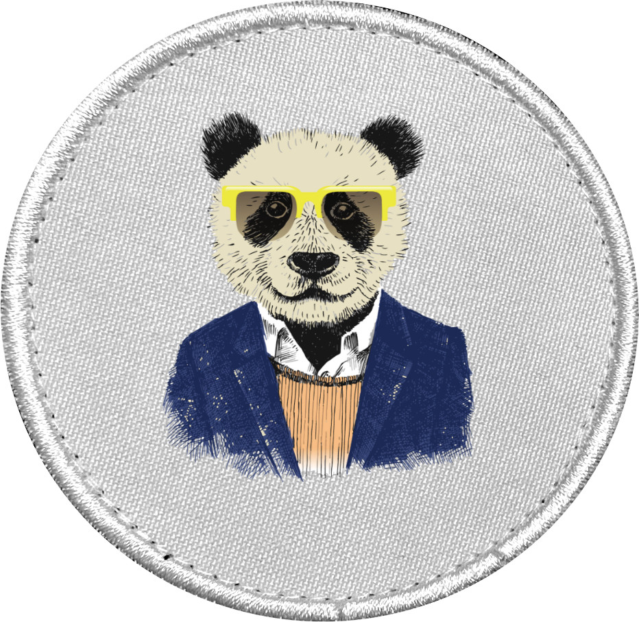 Panda in a suit