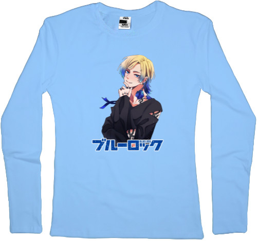 Women's Longsleeve Shirt - Blue Lock - Mfest