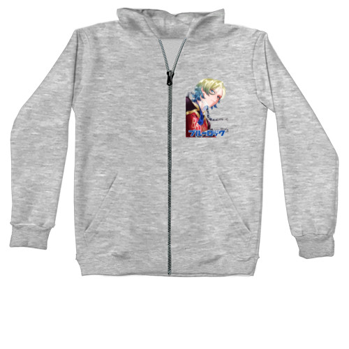 Kids' Zip-through Hoodie - Blue Lock 2 - Mfest