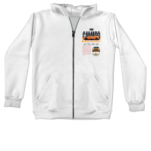 Unisex Zip-through Hoodie - Chevrolet Camaro - Mfest